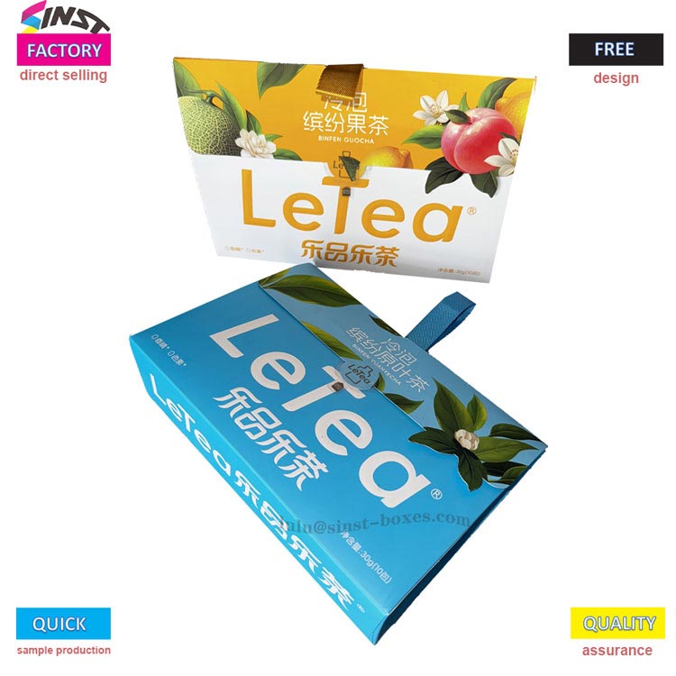 İndiyə siyahıdakı çayın olan soyuq dəmlənmiş meyvə çay kartı qutusunu görmüsünüzmü?