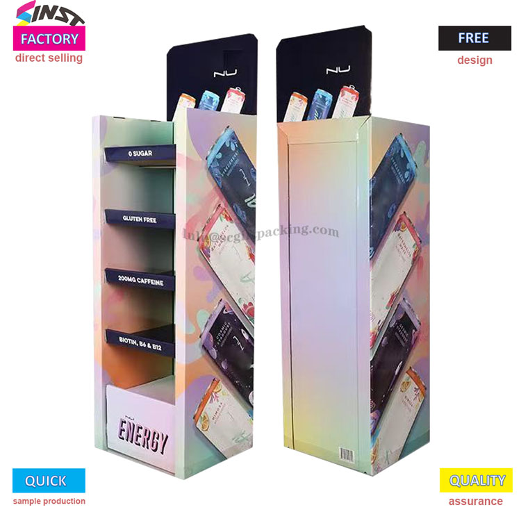 Enerji İçki Ekran Rafı: Müştərilərin gözü qarşısında 